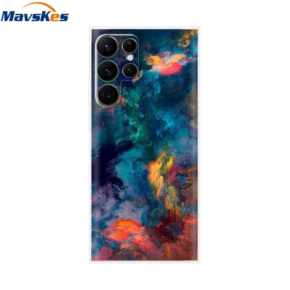 For Samsung Galaxy S22 Ultra Case Silicone Soft Clear Bumper Back Cover For Samsung S22 Ultra Cases For Samsung S22 Ultra Fundas