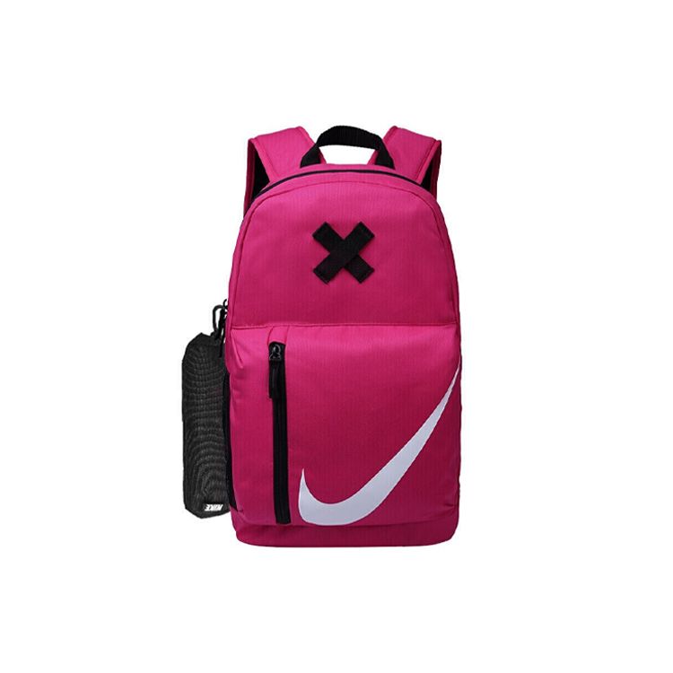 Nike Elemental Backpack Casual Sports Zipper Polyester Backpack Unisex Backpacks Pink BA5405-622 Pink