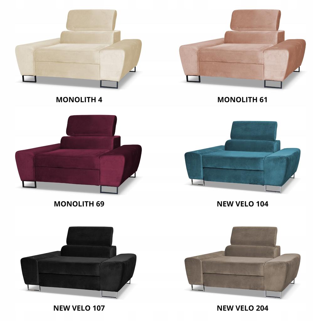 Bosso Lounge Chair Family Furniture Navy Blue Velvet Recliner Headrest