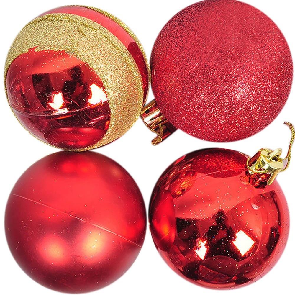 4Pcs Christmas Balls Baubles Party Xmas Tree Decorations Hanging Ornament Decor