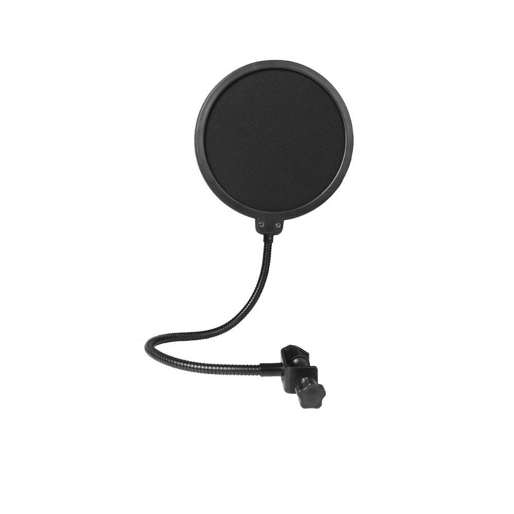 Universal Professional Microphone Pop Filter Mask Shield 360° Flexible Gooseneck