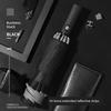 Business Umbrella, Fully Automatic One-Touch Folding Reverse Umbrella, Dual-Use for Sun and Rain, with Reflective Feature, Large Size, Unisex