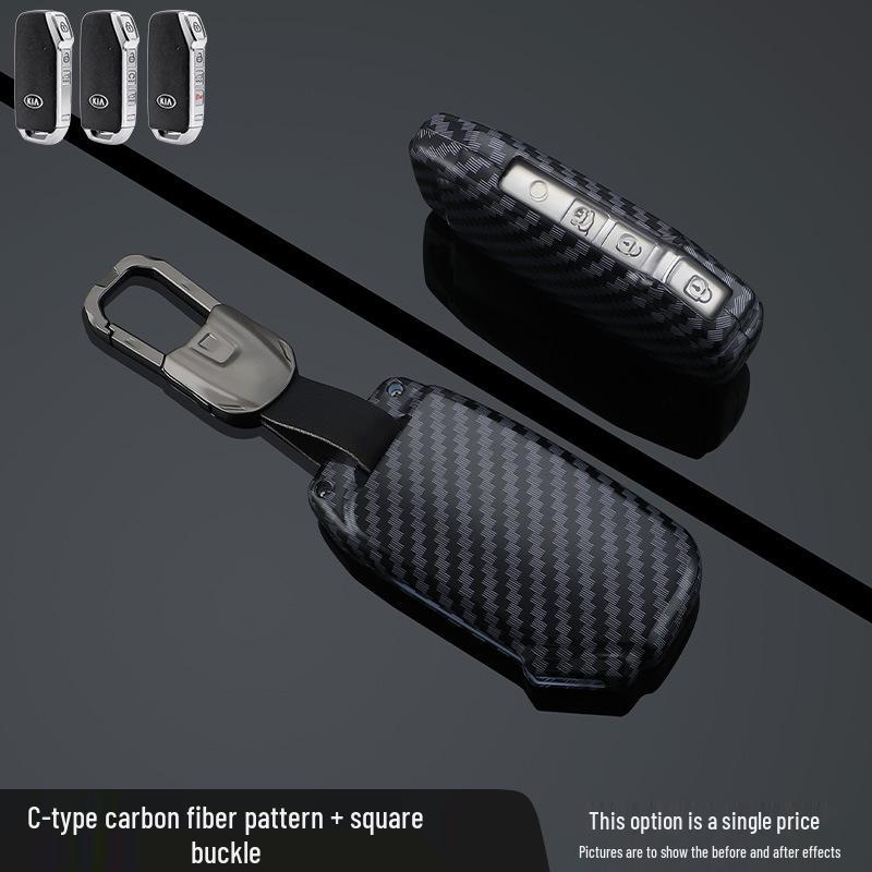 Key Cover for Kia K3, Sportage, K5, K2, Seltos, Niro, KX3, KX5 - Folding Car Shell & Buckle