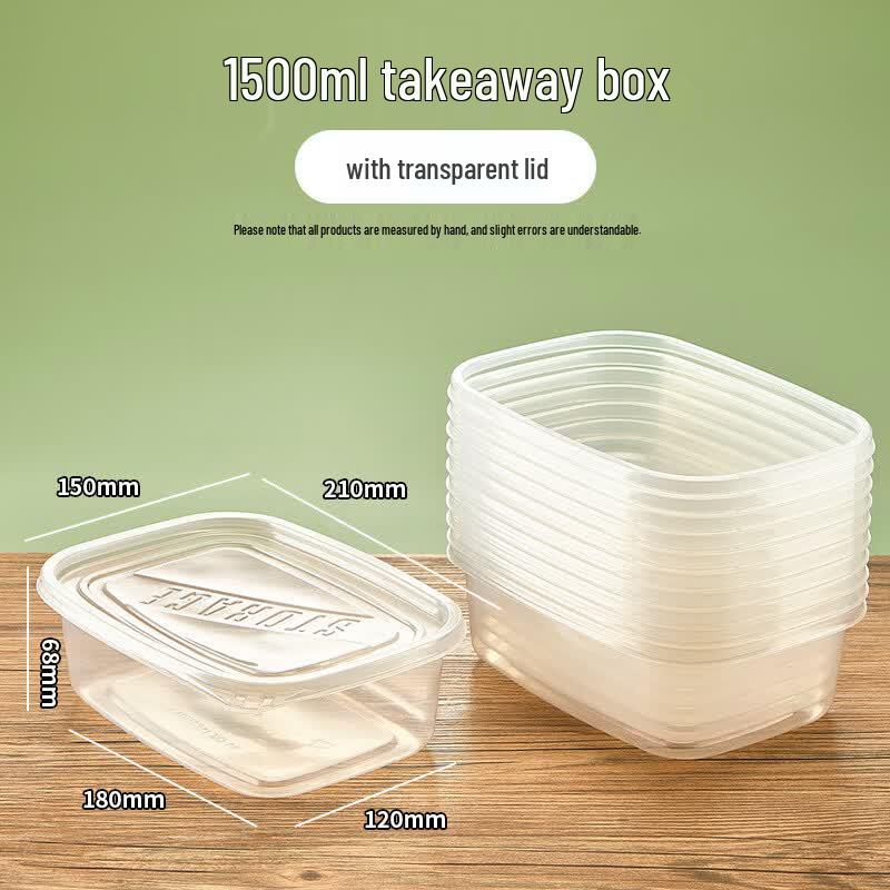 Disposable Transparent Food Containers