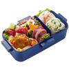 Skater Antibacterial Bento Box with Made In Soft-Serving Dome-Shaped Lid, 530ml, Peko-chan Design, Japan, PFLB6AG-A
