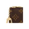 Louis Vuitton Klassische Monogramm-Kette  kompakt und tragbar  Canvas mit Monogramm-Beschichtung  Schlüssel- und Münzbörse  Damenstil  braun