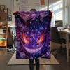 Gengar Flannel Blanket, High quality Comfortable for All Seasons, Home Decor, Warmth and Comfort