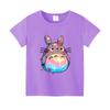 Children's T-shirt, Anime Short Sleeve, Creative Cartoon Boys and Girls Summer Children's Top