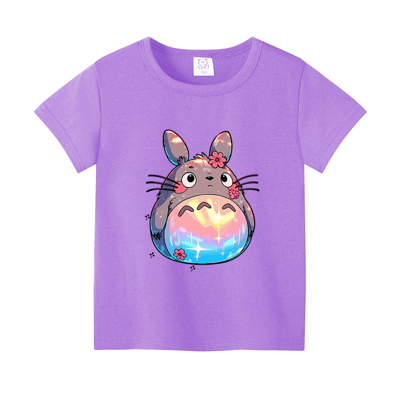 Children's T-shirt, Anime Short Sleeve, Creative Cartoon Boys and Girls Summer Children's Top