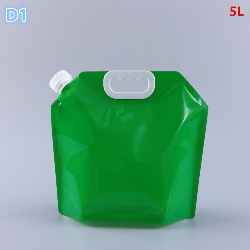 5L Folding Beer Bag Transparent Beer Packaging Suction Nozzle Bag Takeaway Beer Bag Hand-Held Valve Mouth Water Storage Bag