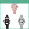 Silicone Quartz Watch For Women Cartoon Dial With Logo Customization