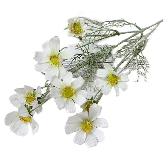 1 Branch Faux Silk Flower Flexible Realistic 8 Heads Outdoor Indoor Beautiful Fake Flower Party Decor