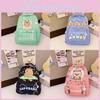 Print Charming Animal Capybara Backpack Breathable Nylon Kids School Bag For Preschool And Young Children