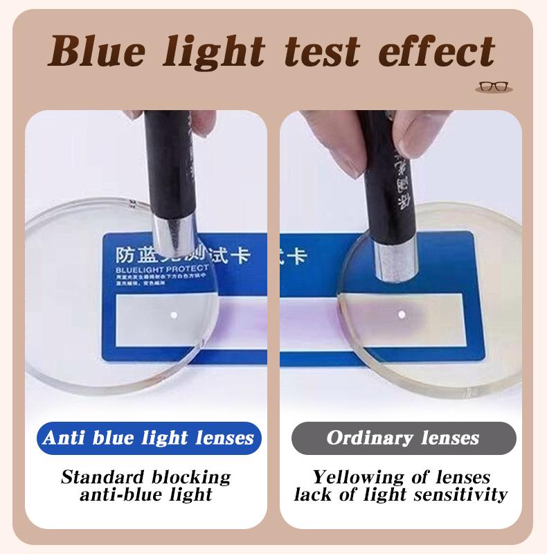 Geometric Square Anti-Blue Light Sunglasses Bold Look Anti-Blue Light Uv400 Technology Uv Protection