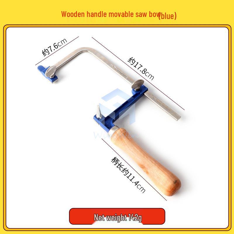 Handmade Mini Jewelry Fret Saw - U-Shaped Wire Saw for DIY Models