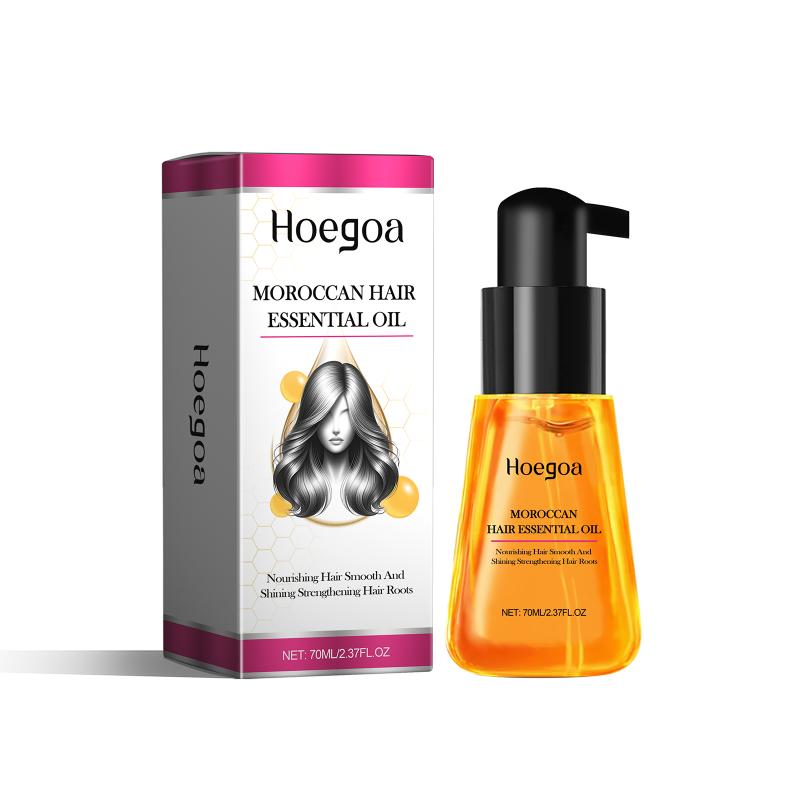 Hair Care Oil Serum 70ml Moroccan Silk Formula Tames Frizz Anti Split End Daily Conditioning for Soft Hair