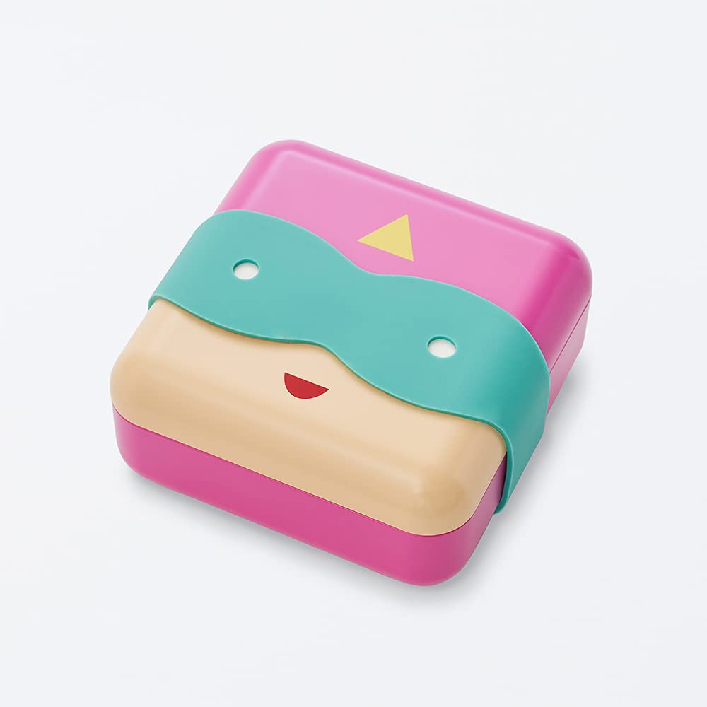 tak Bento Box Pink Superhero Lunch Box Leg