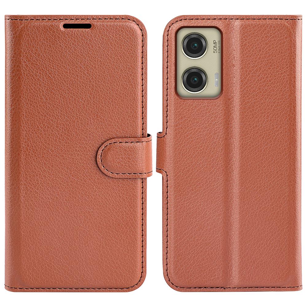 For Motorola Moto G Stylus 5G (2024) Case Litchi Texture Shockproof Leather Wallet Phone Cover