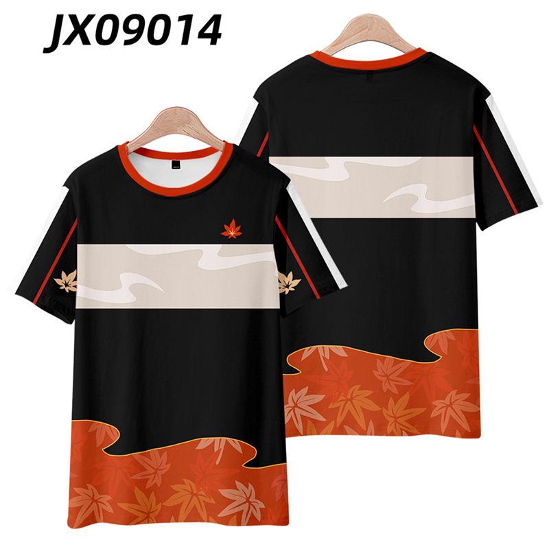 New T-shirt Printed 3D Cosplay Unisex Clothing Street Harajuku Top Men Women Round Neck Tees