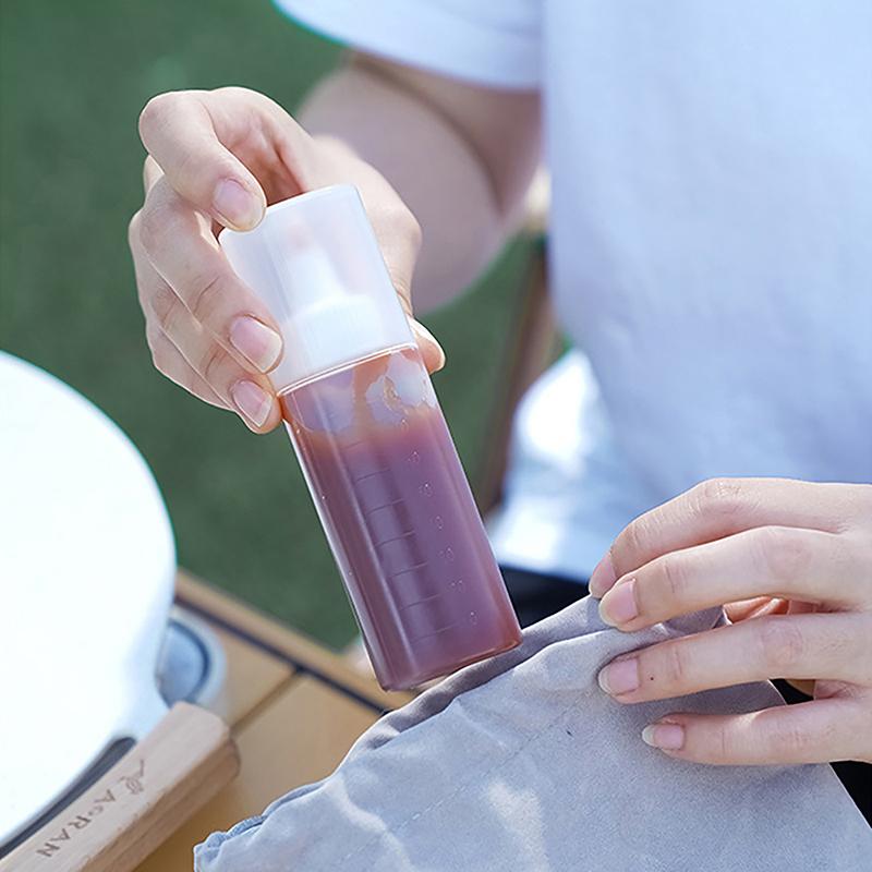Mini Soßen-Gewürzbox Tragbare Kondiment-Quetschflasche Ölbehälter Ketchup-Senf-Spender Küche Picknick Bento Gadget