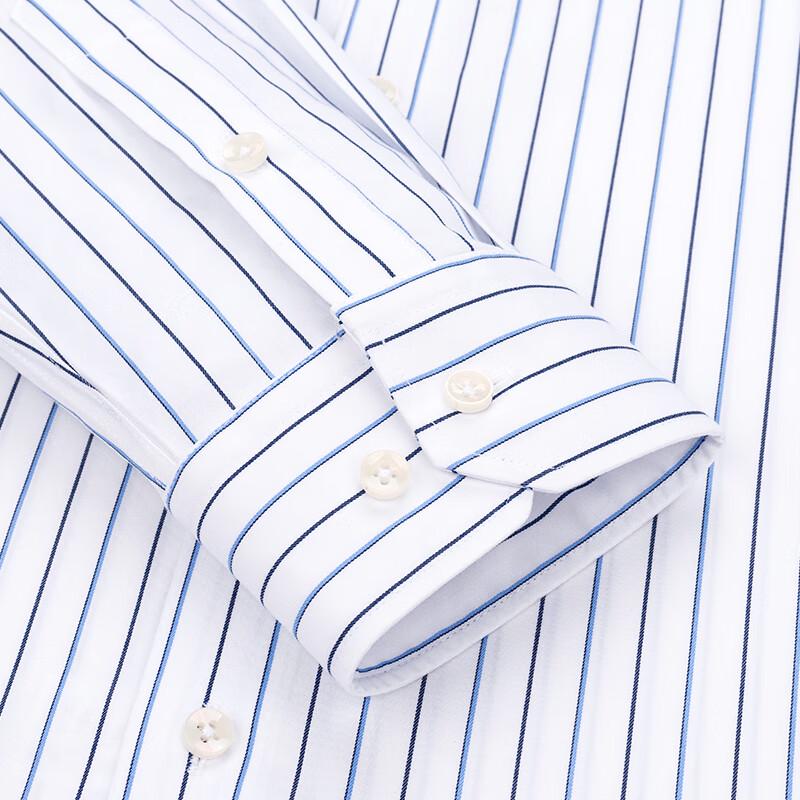 FIRS Men's DP Wrinkle-Free Pure Cotton Business Long-Sleeve Shirt