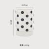 Creative Geometric Pattern Chopstick Holder Ceramic Knife Fork Spoon Storage Rack Drain Storage Jar Household Storage Tools