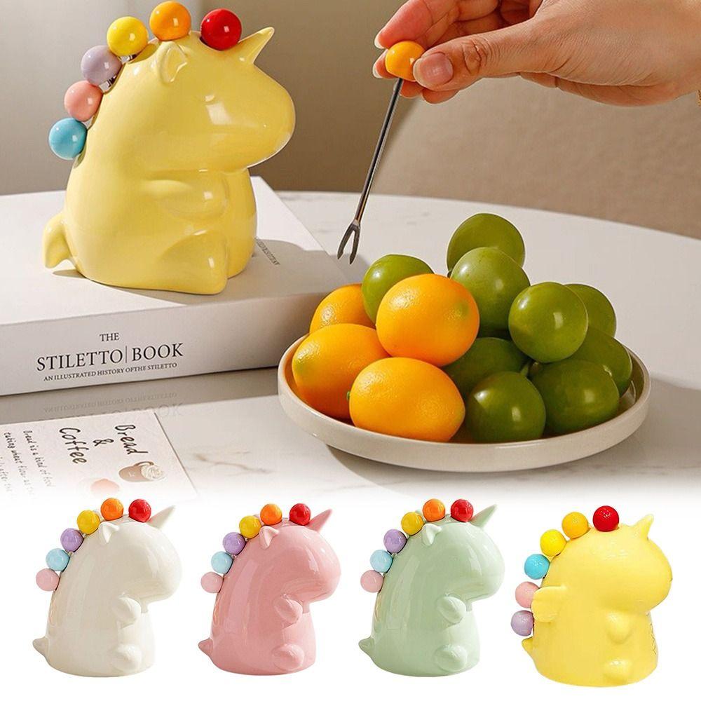 Mini Cake Forks Set Plastic Dessert Fork Kawaii Fruit Forks  Household