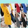Stylish Womens Overcoat Trench Coat For Ladies In Plus Size With Long Warm Design