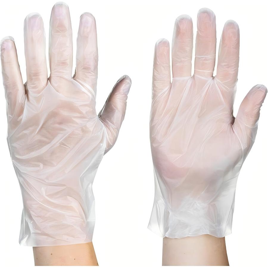 100/200pcs Disposable Transparent Thickened Plastic Gloves for Cooking Food Handling Hair Dyeing Restaurant Kitchen Supplies