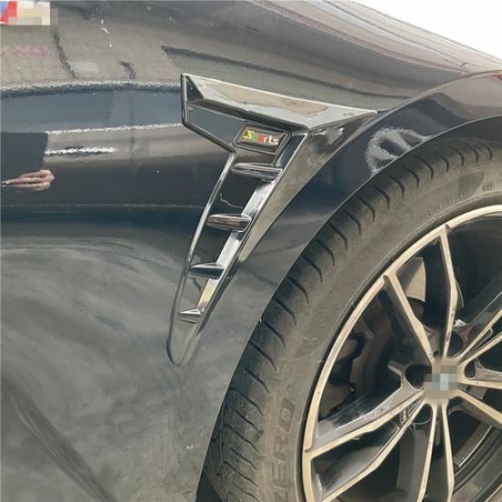 Front Fender Side Vent Decor Cover Air Flow Trim Accessaries For Car Truck SUV
