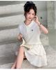 Girls' Set 2026 New Style Children's Fashionable Summer Thin Style Western Style Sleeveless T-shirt for Girls' Summer Clothes