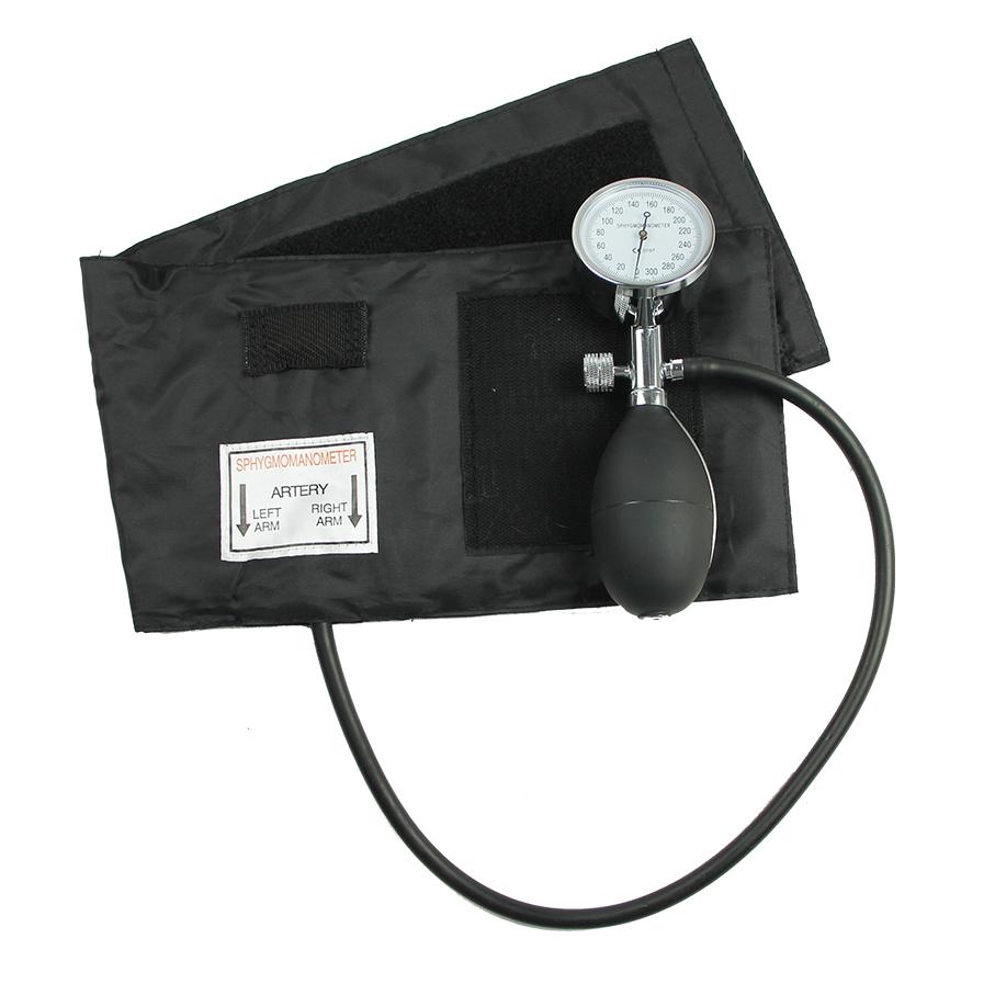 Professional Hospital Arm Aneroid Sphygmomanometer Stethoscope Manual Power Source Metal