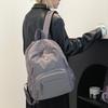 New Ultra-light Waterproof Parachute Nylon Cloth Women's Large-capacity Puff Bag Fashionable Niche Women's Backpack