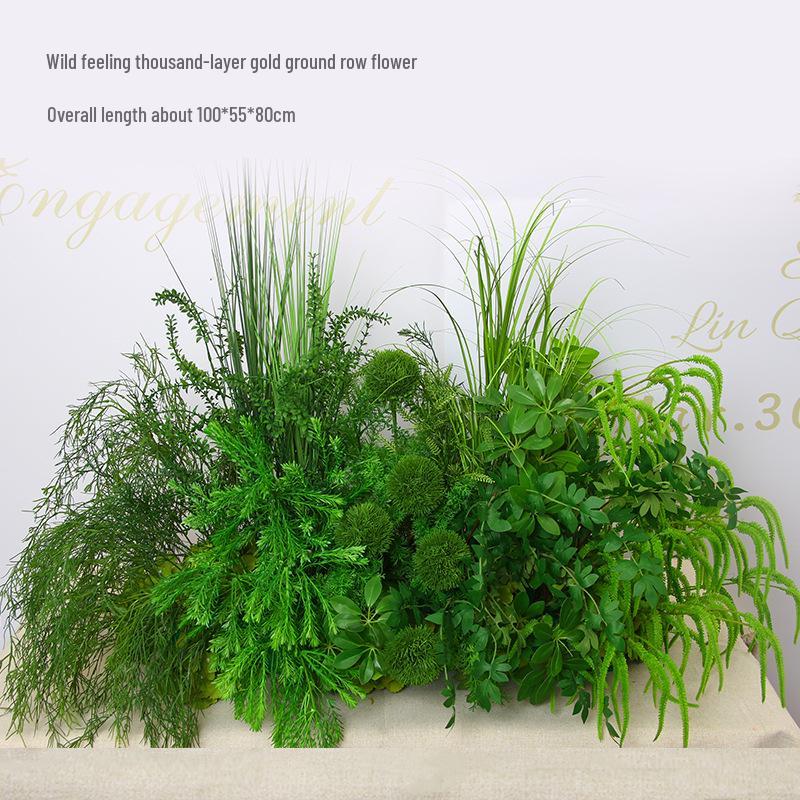 Mori Style Artificial Wedding Floral Aisle Decoration