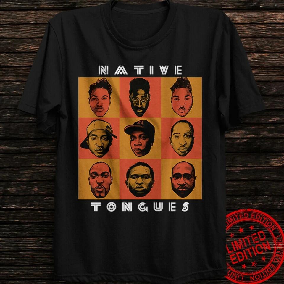 

Native Tongues Jungle Brothers De La Soul A Tribe Called Quest Vintage T-Shirt Tops tees Men s Women s 2XL