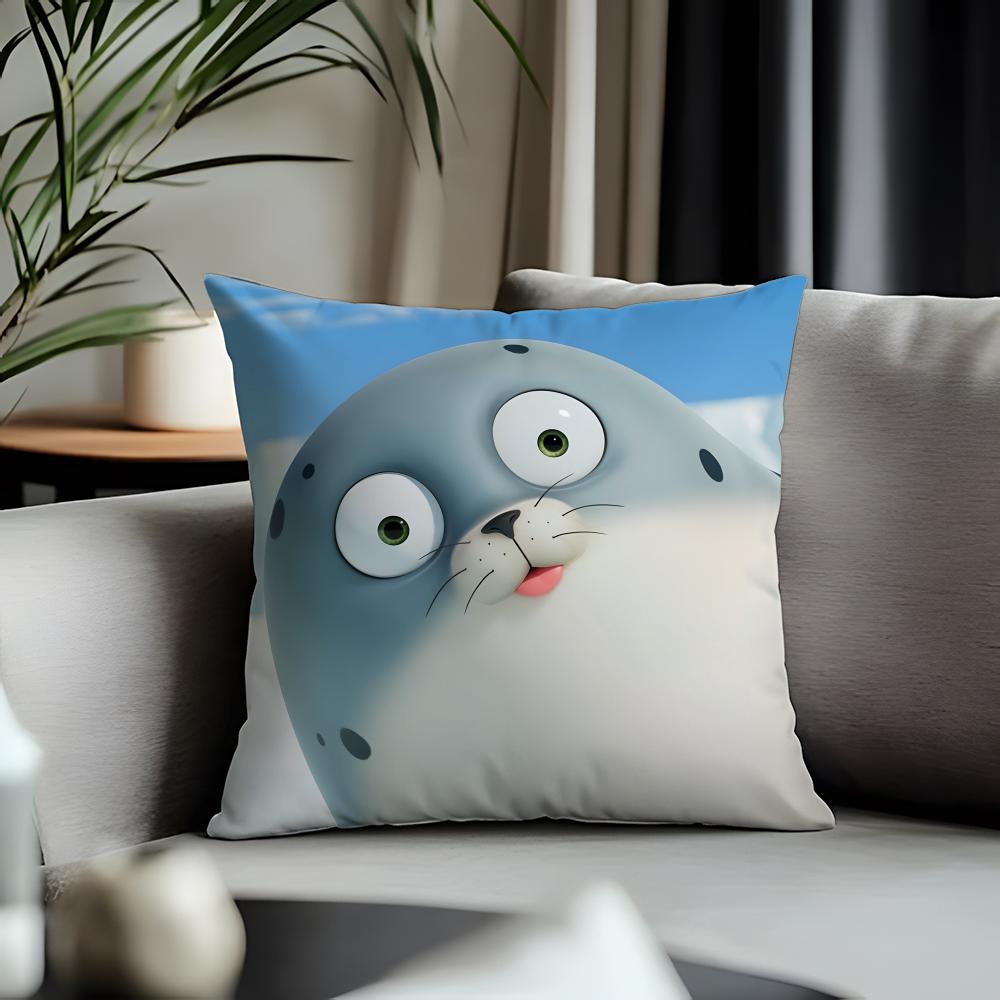 Trending Ssealooking Cushion Cover Antidustmite Pillowcase Invisible Zipper Silky Short Plush Sofa Cushion Cover
