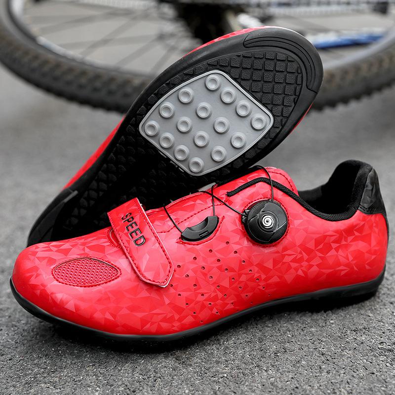 Autumn New Large-size Cycling Shoes for Men and Women, Mountain Hard-soled Professional Cycling Shoes with Locks