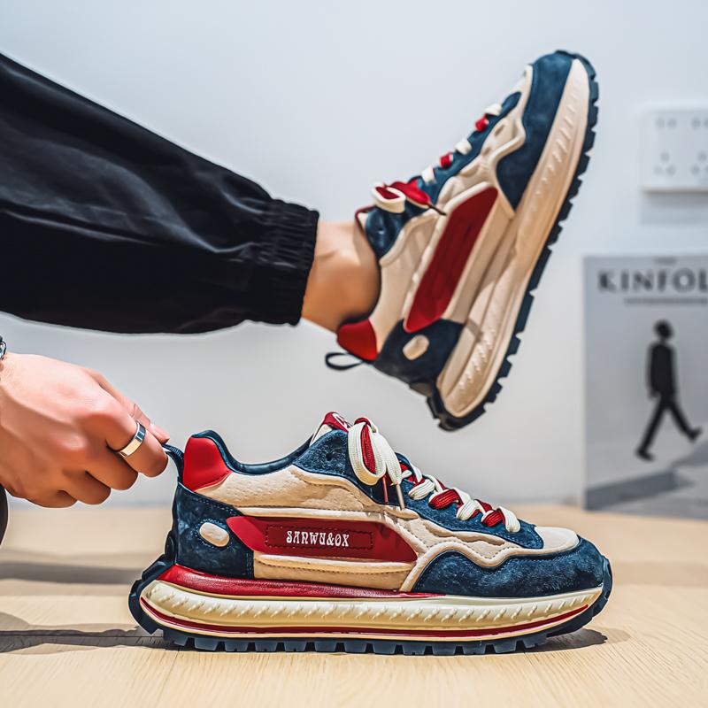 2026 New Thick Soled Comfortable Sports Running Fashion Trend Versatile Casual Four Seasons Popular Men's Shoes