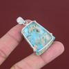 Blue Sea Sediment Jasper Pendant 925 Sterling Silver Pendant Brand New Jewelry Handmade Pendant Very Pretty Gemstone Jewelry Gifts For Women