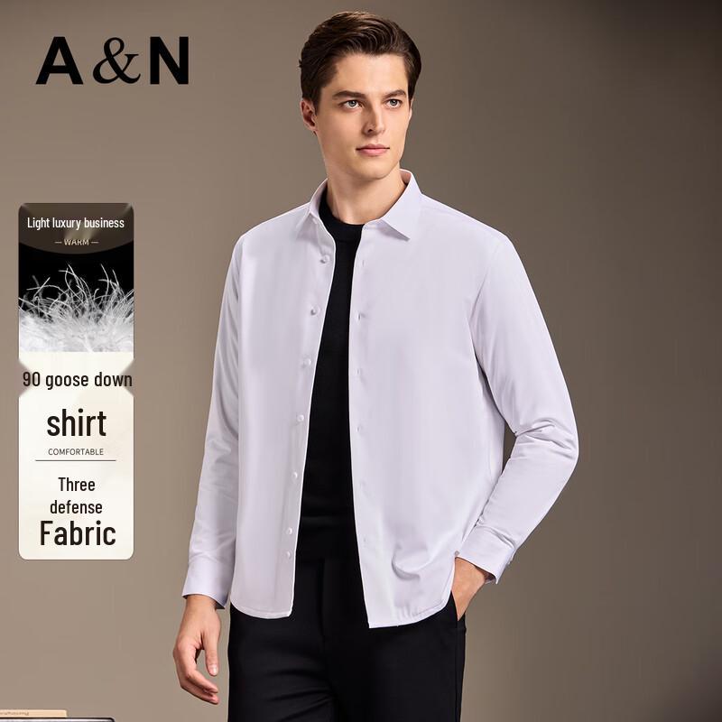 Antonio Men's Goose Down 3-Proof Winter Shirt