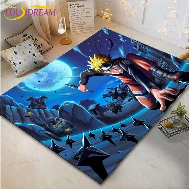 Anime Naruto Carpet Kids Carpets Living Room Tea Table Mats Bedroom Rug Washable Floor Mats Area Mat Horror Rug