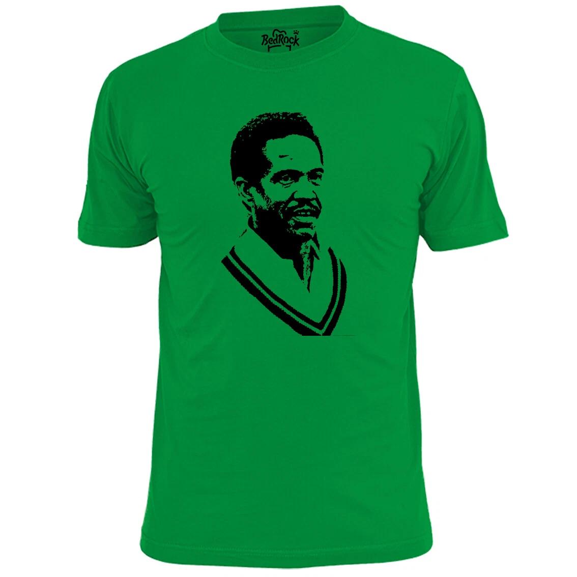Mens Garfield Sobers Cricket Stencil T shirt West Indies 4XL