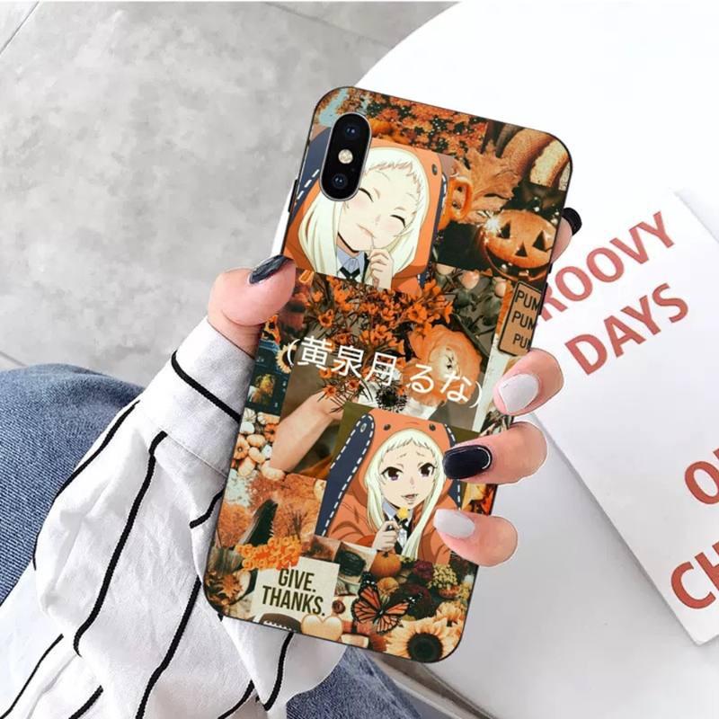 

Чехол для телефона Runa Kakegurui для IPhone 14 13 12 11 XS X 8 7 6 Plus Mini Pro Max SE 2022, мягкий черный чехол для телефона iPhone SE 2020-2022