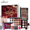 Valentine's Day Full Face Makeup Kit - All-in-One Cosmetic Gift with 35-Color Eyeshadow Palette, Contour Palette, Lipsticks, Brushes Holiday Gift Box