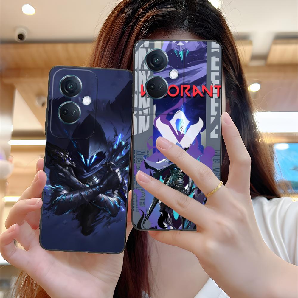 Valo Omen Phone Case for OPPO Reno 14 13 12 11 10 9 8 7 6 5 F T Pro 5G Soft TPU Shockproof Cover
