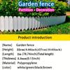 Small fence, fence, plastic flower garden, garden decoration, courtyard enclosure, soil, outdoor vegetable garden, flower bed pa