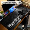 Large Mouse PadAlex Warren Custom Name Text Personalized Desk Mat Non Slip Gaming Pad