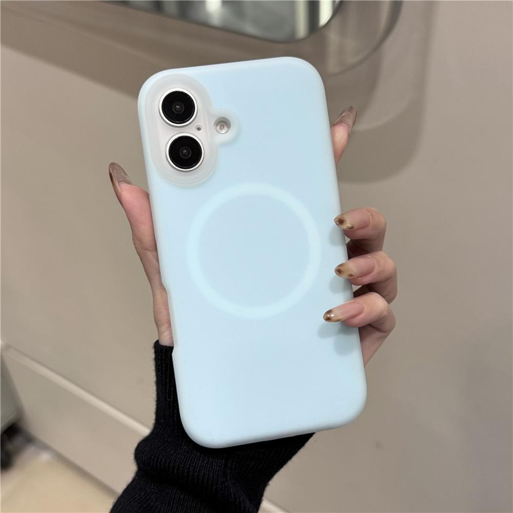 For Magsafe Jelly Liquid Silicone Magnetic Matte Case For iPhone 17 16 Pro Max 15 14 13 12 Shockproof Bumper Thicken Soft Cover