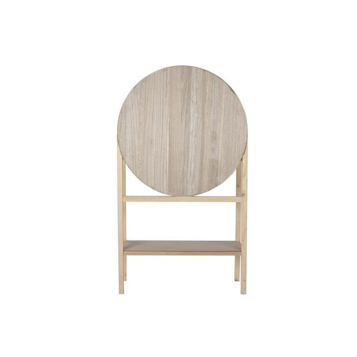 Buffet naturel mdf bois de paulownia (90 x 40 x 160 cm)