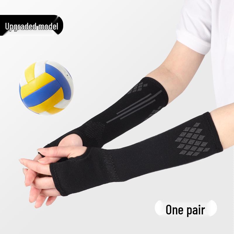 

Молодіжні волейбольні компресійні нарукавники - Захист від розтягнень, дихаючі, подовжені манжети M size [100-150 lbs]